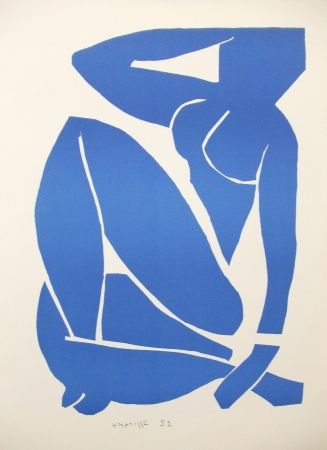 Litografía Matisse - Nu bleu (III)
