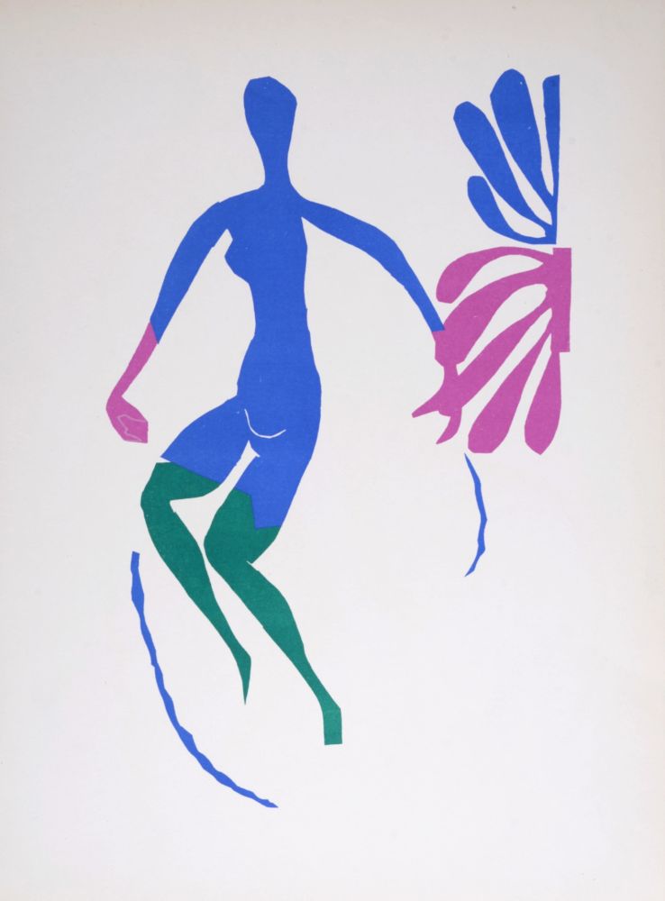 Litografía Matisse - Nu Bleu III, 1958