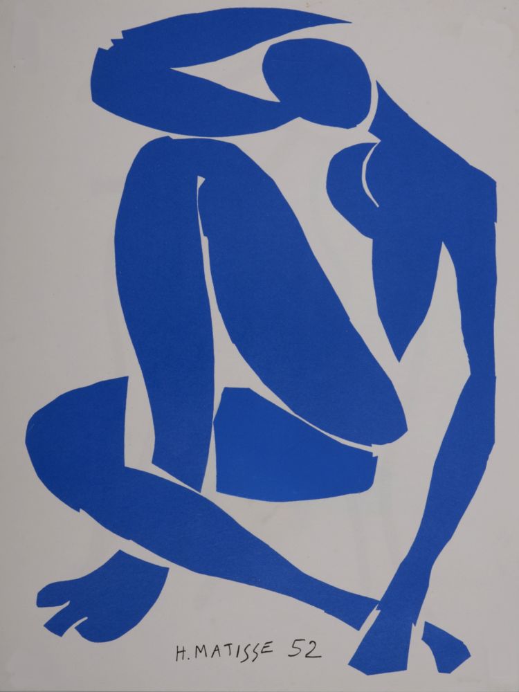 Litografía Matisse (After) - Nu Bleu IV, 1958