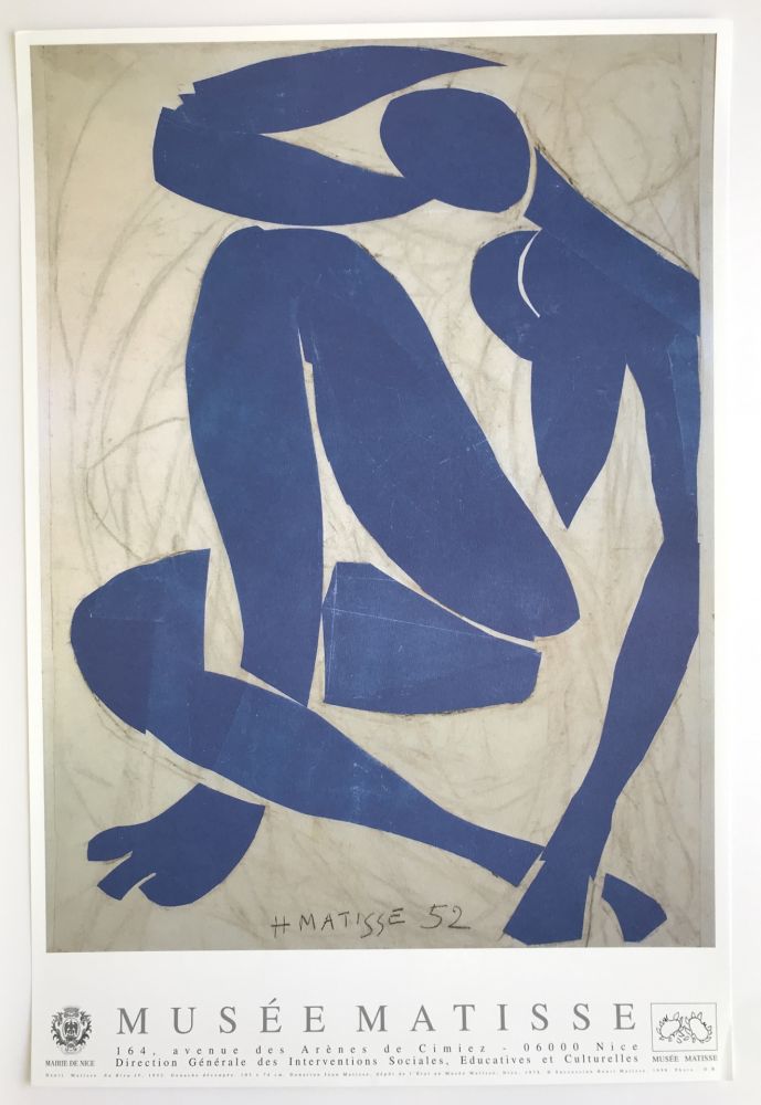 Cartel Matisse (After) - Nu bleu IV