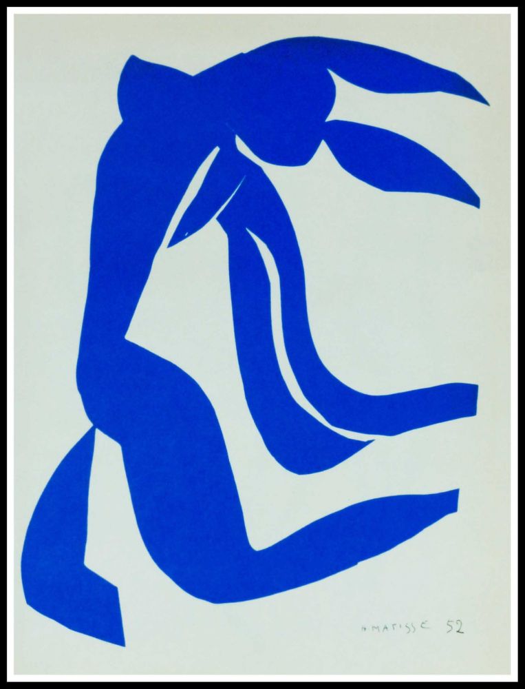 Litografía Matisse (After) - NU BLEU VII