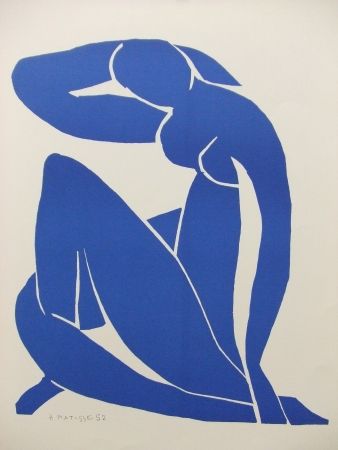 Litografía Matisse - Nu bleu(II)