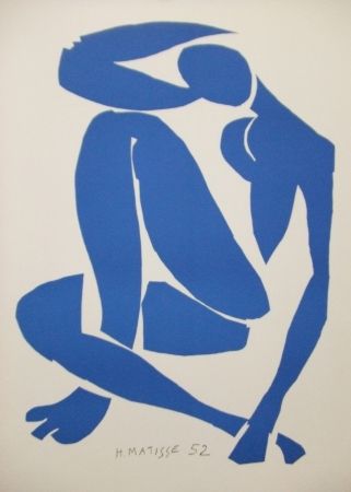 Litografía Matisse - Nu bleu(IV)