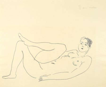 Litografía Matisse - Nu couché, jambe repliée - Étude de jambes