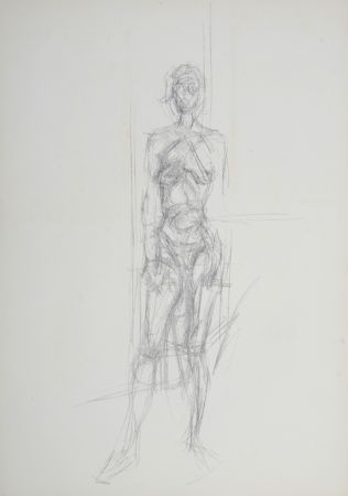 Litografía Giacometti - Nu debout, 1954