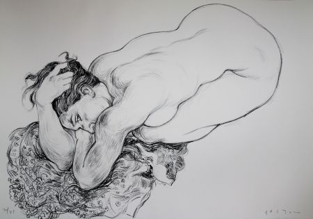 Litografía Bastow - Nu  Féminin / Female Nude - 2