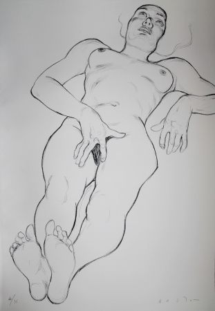 Litografía Bastow - Nu  Féminin / Female Nude - 6