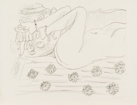 Litografía Matisse - Nu. Étude d’un mouvement de jambes
