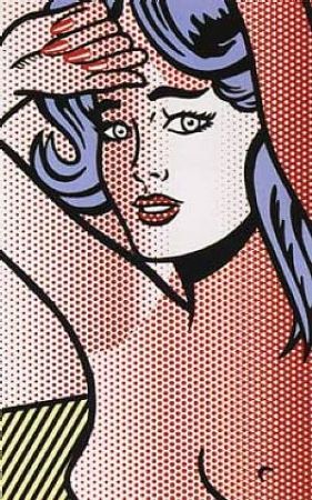 Litografía Lichtenstein - Nude with Blue Hair