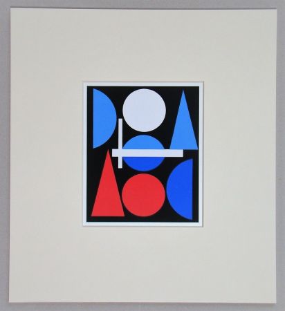 Serigrafía Herbin - Nue - 1960