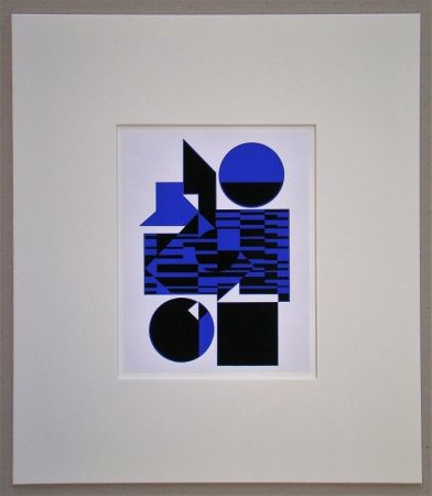 Serigrafía Vasarely - OB - 1956