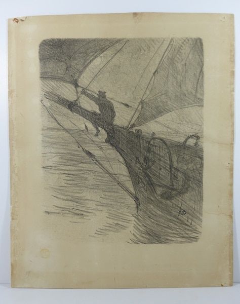 Sin Técnico Toulouse-Lautrec -  Oceano Nox. 1895. 1er état. Numérotée.
