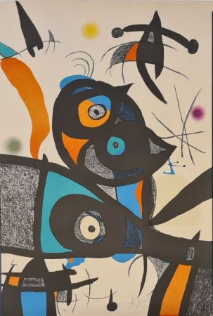 Litografía Miró - Oda a Joan Miro 