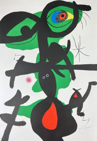 Litografía Miró - Oda à Joan Miró