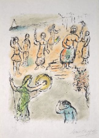 Litografía Chagall - Odyssey - M754