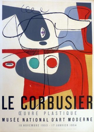 Litografía Le Corbusier - Oeuvre plaastique, musée national d'art  moderne de la ville de Paris 