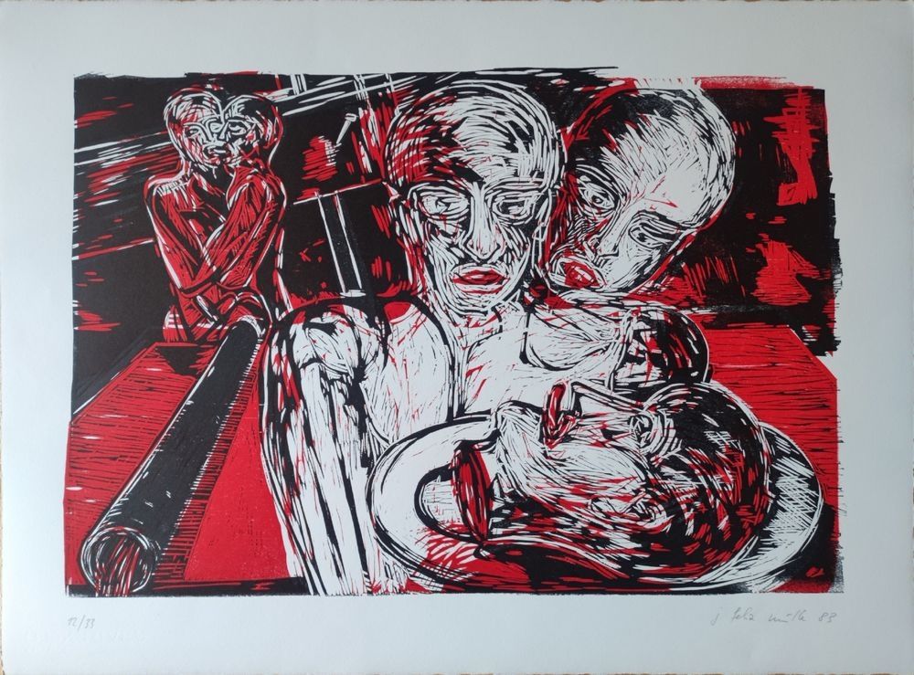 Grabado En Madera Muller - Ohne Titel