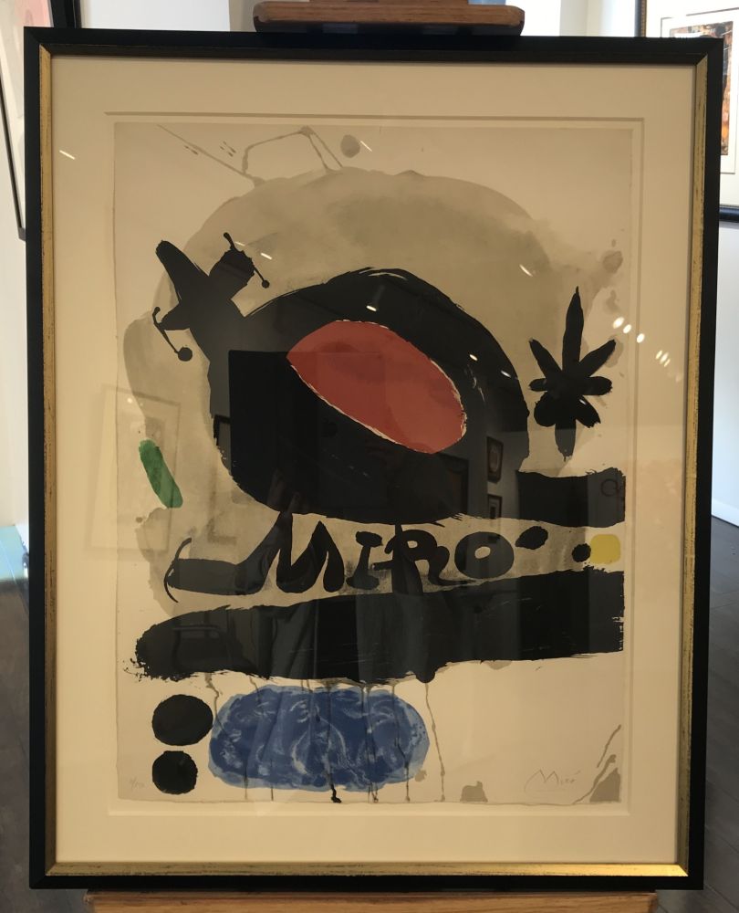 Litografía Miró - Oiseau Solaire, Oiseau Lunaire, Etincelles (Solar Bird, Lunar Bird, Sparks)