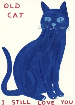 Serigrafía Shrigley - Old Cat