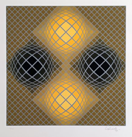 Serigrafía Vasarely - Olla