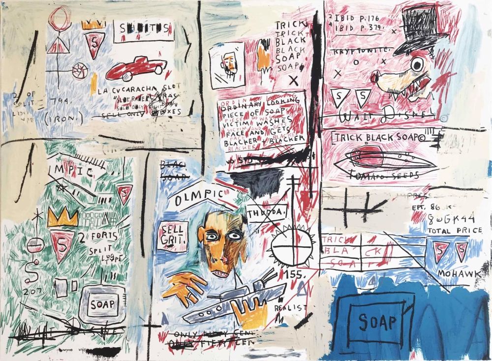 Serigrafía Basquiat - Olympic