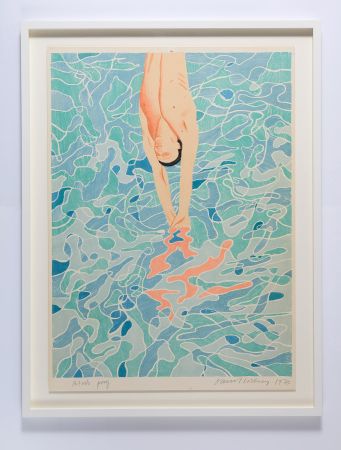 Litografía Hockney - Olympic Poster - Signed Proof, before Text or Logo