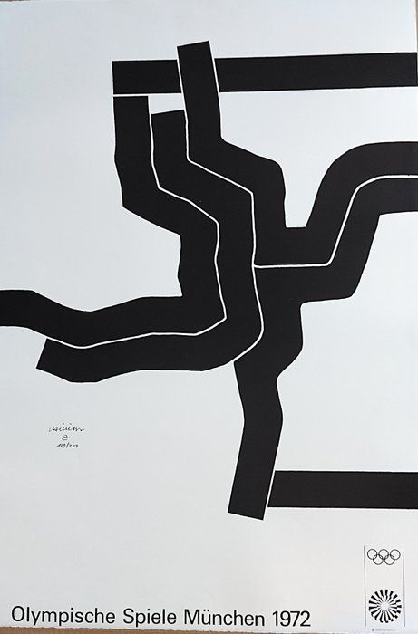 Litografía Chillida - Olympische Spiele München 1972