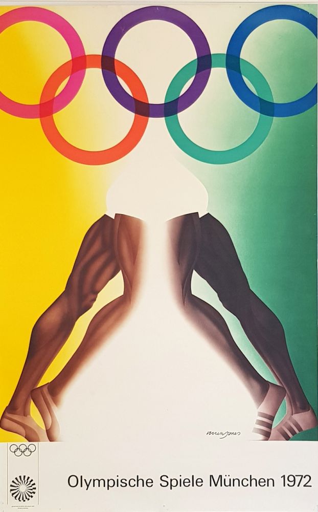 Cartel Jones - Olympishe  Spiele  Munchen  1972
