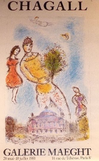 Cartel Chagall - Opera garnier