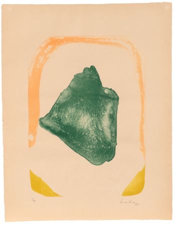 Litografía Frankenthaler - Orange Hoop