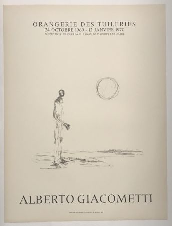Litografía Giacometti - Orangerie des Tuileries