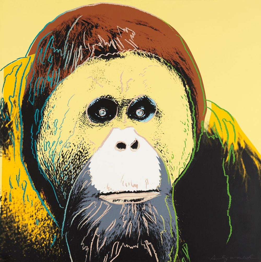 Serigrafía Warhol - Orangutan 299
