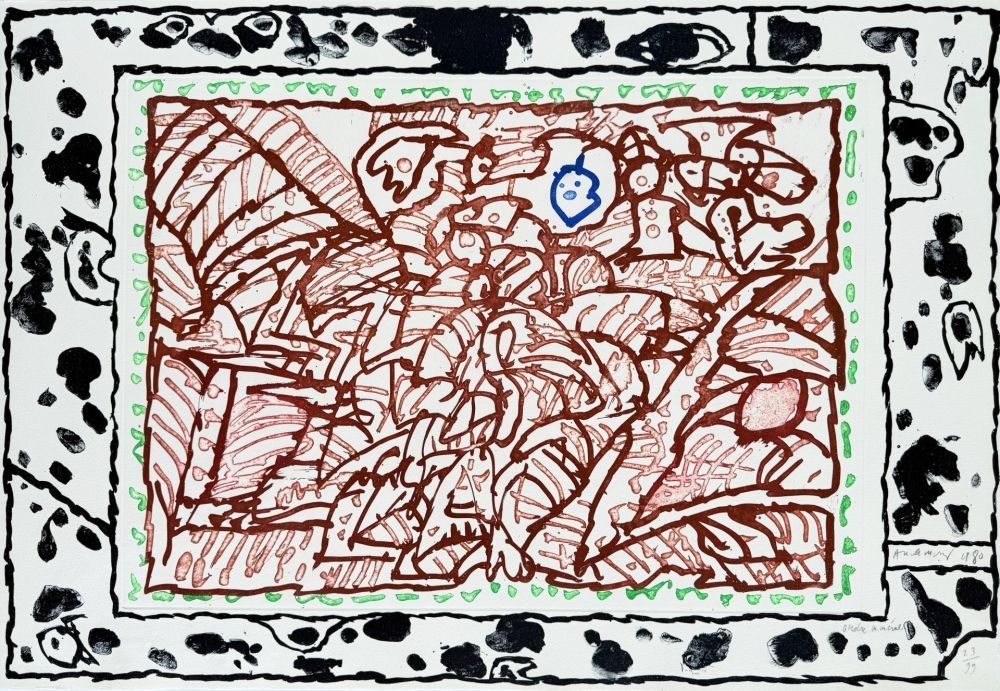 Aguafuerte Alechinsky - Ordre Minéral