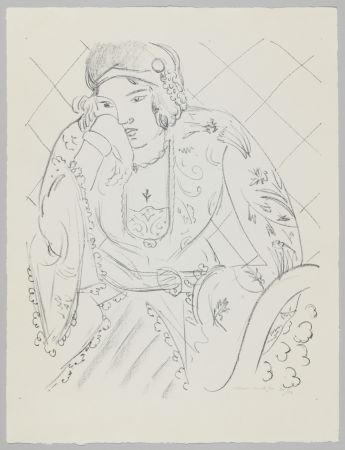 Litografía Matisse - Orientale à la croix trifoliée