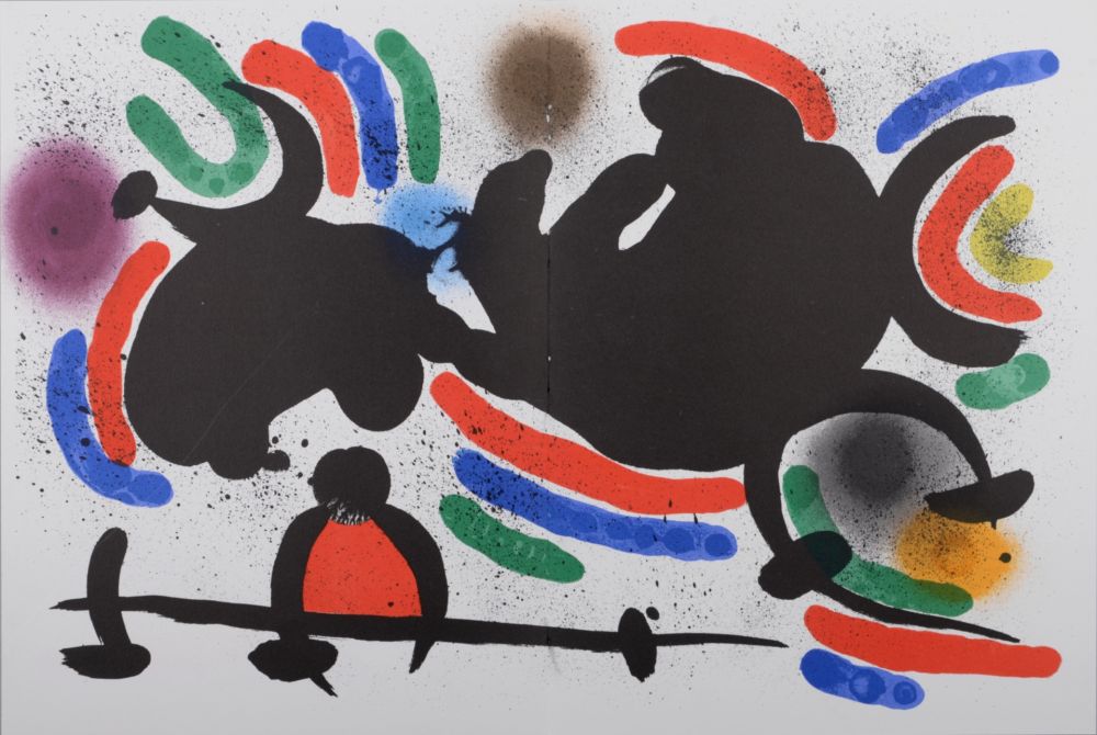 Litografía Miró - Original Lithographie IV