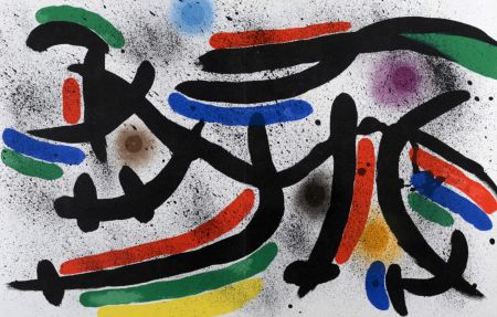Litografía Miró - Original Lithographie IX, 1972