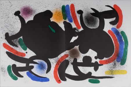 Litografía Miró - Original Lithographie VII, 1972