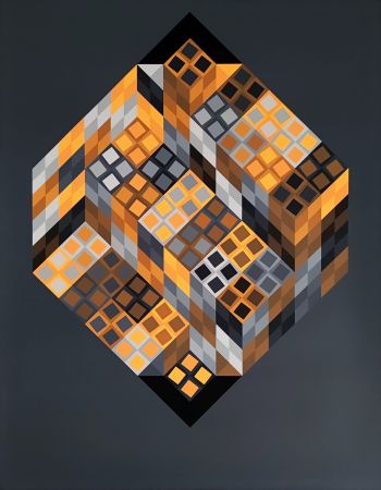 Serigrafía Vasarely - Orvar