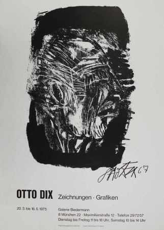 Litografía Dix - Otto Dix Zeichnungen - Grafiken