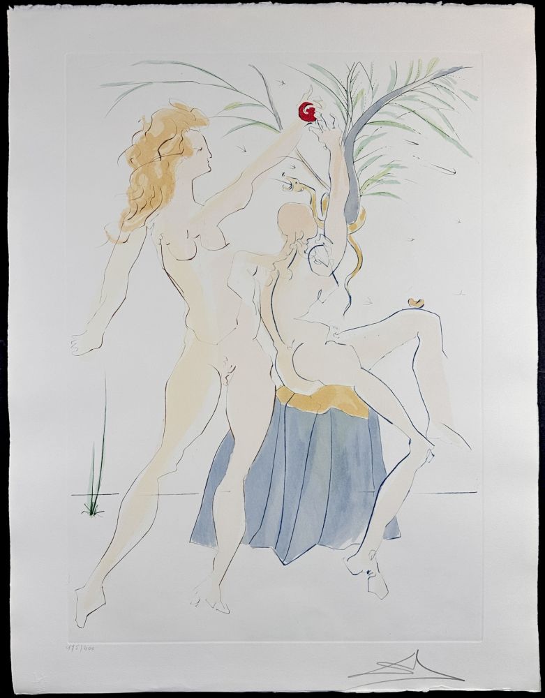 Grabado Dali - Our Historical Heritage Adam and Eve