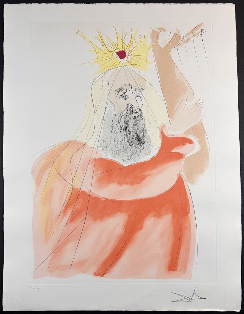 Grabado Dali - Our Historical Heritage King David