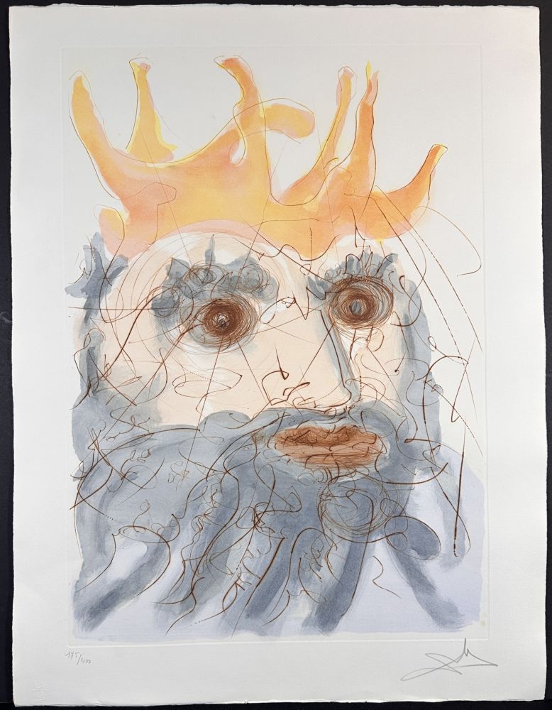 Grabado Dali - Our Historical Heritage King Saul
