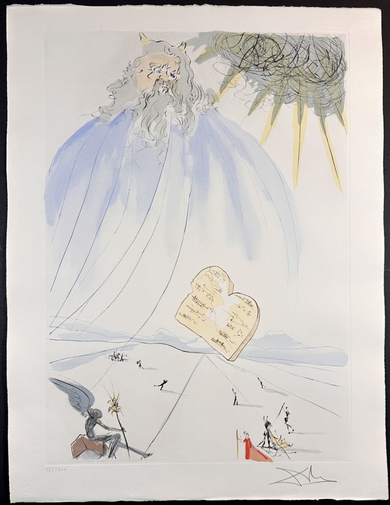 Grabado Dali - Our Historical Heritage Moses