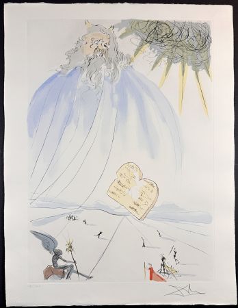 Grabado Dali - Our Historical Heritage Moses