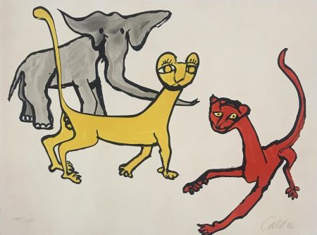 Litografía Calder - Our Unfinished Revolution: Animals