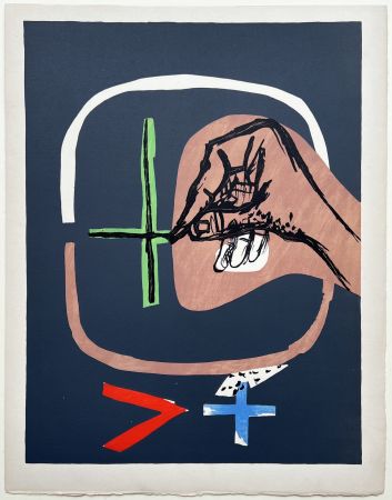 Litografía Le Corbusier - OUTIL (Le Poème de l'Angle Droit, 1955). Planche 19.