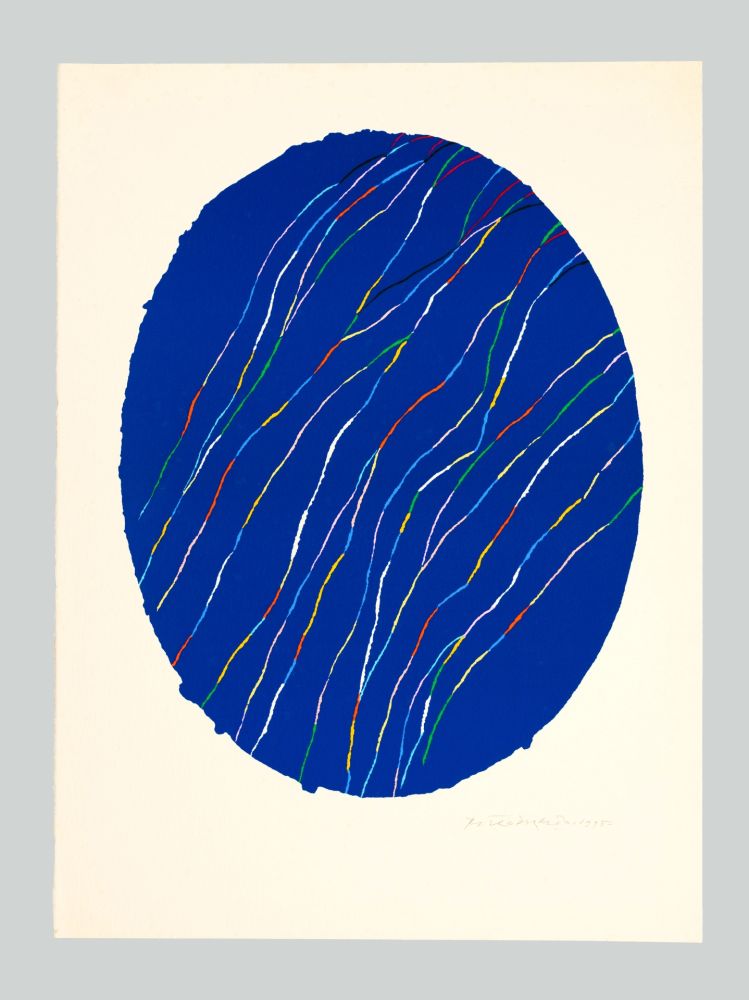 Serigrafía Dorazio - Ovale blu