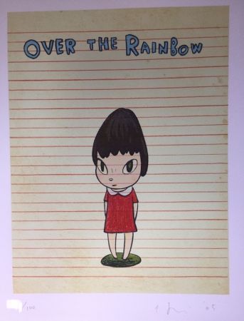Litografía Nara - Over the rainbow