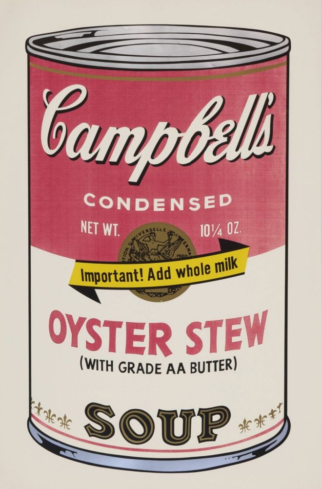 Serigrafía Warhol - Oyster Stew (from Campbell's Soup II)