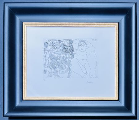Grabado Picasso - Pablo Picasso ( 1881 – 1973 ) – hand-signed etching on wove paper - 1968